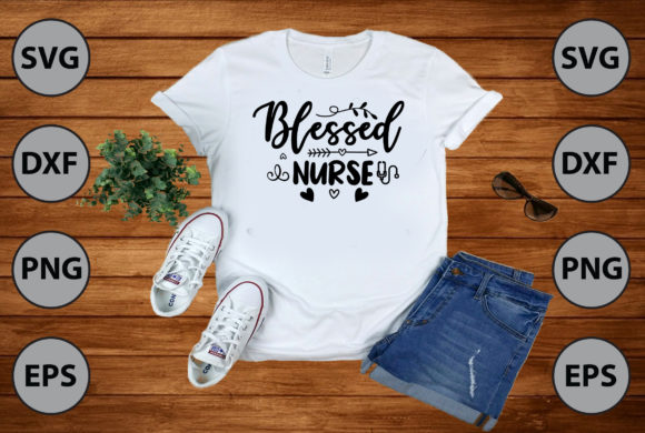 Blessed Nurse SVG Cut File: A Powerful Graphic for T-Shirt Designs and Branding