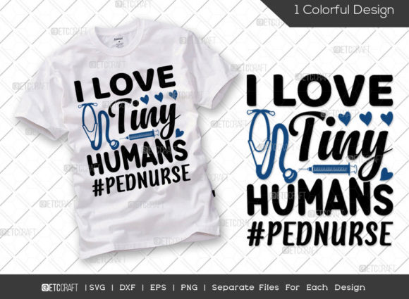 I Love Tiny Humans SVG Cut File Stetho
