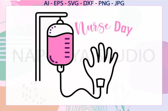 International Nurse Day SVG Graphics Freebies