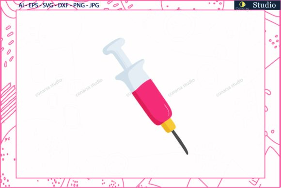 Medical Injections Svg: Graphics and Icons for Creative Design