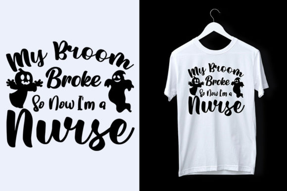 Nurse Halloween SVG T-shirt Design