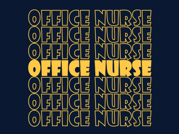 Office Nurse Svg Cut File for Graphics and Print Templates