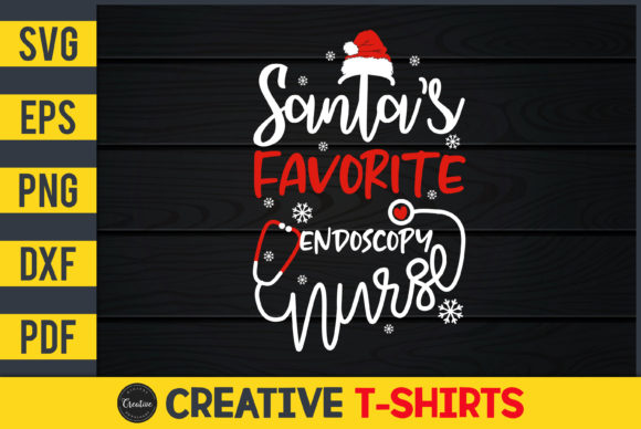 Santa’s Favorite Endoscopy Nurse: Graphics & Print Templates